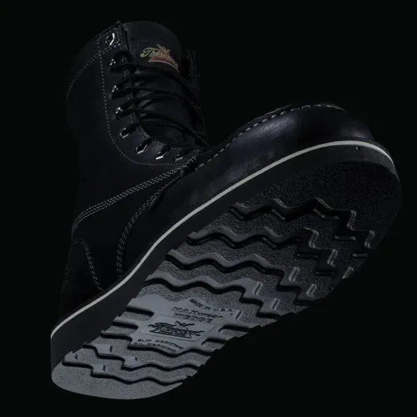 American Heritage Midnight Series 8" Black Moc Safety Toe