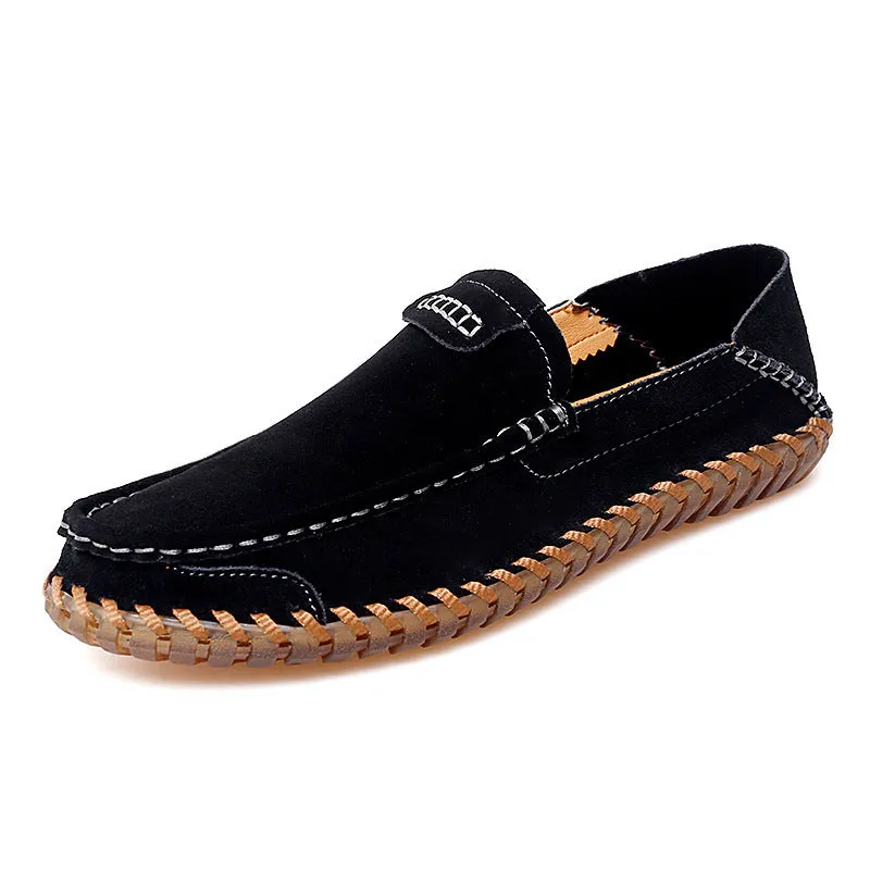 Autumn Leather Slip-on Lazy Shoes Men