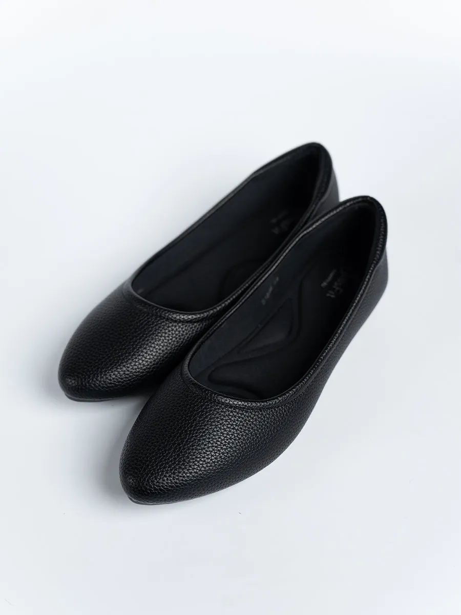 Benny Action Leather Flats