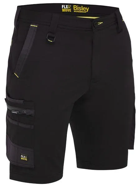 Bisley Flx & Move 4-Way Stretch Zip Cargo Short (BSHC1332)