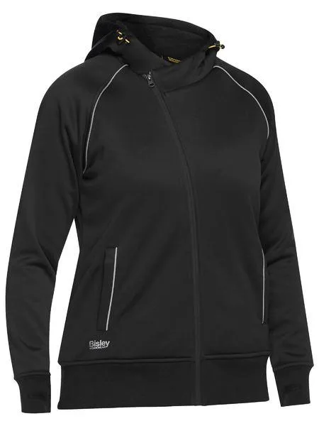 Bisley Women's Fleece Zip Front Hoodie With Sherpa Lining (BKL6925)