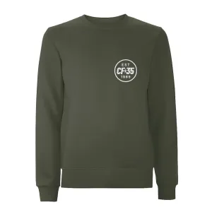 CF35 Double Print Khaki Sweatshirt