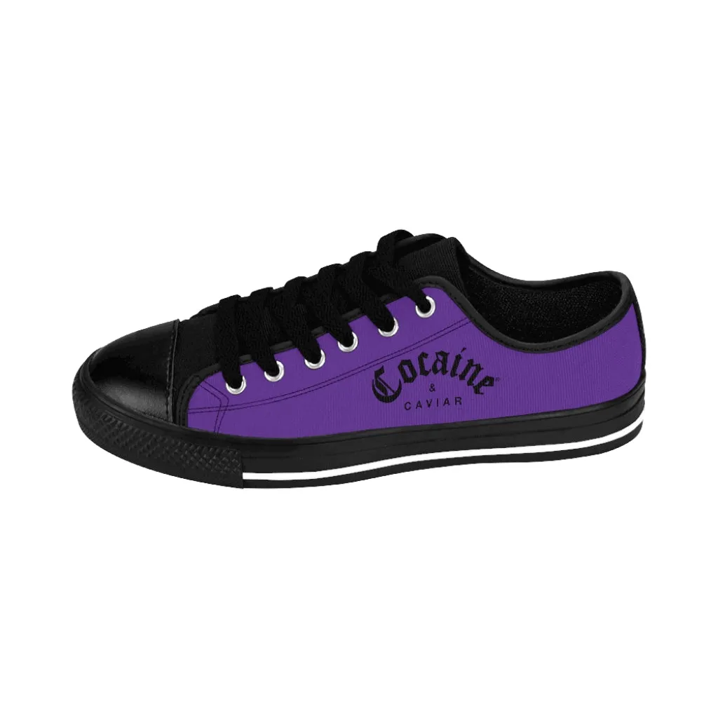 COCAINE & CAVIAR PURPLE MEN'S SNEAKERS