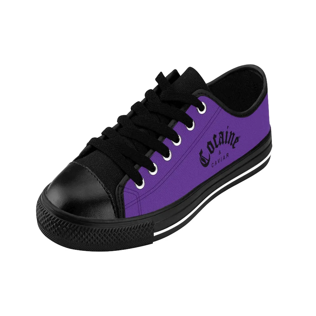 COCAINE & CAVIAR PURPLE MEN'S SNEAKERS