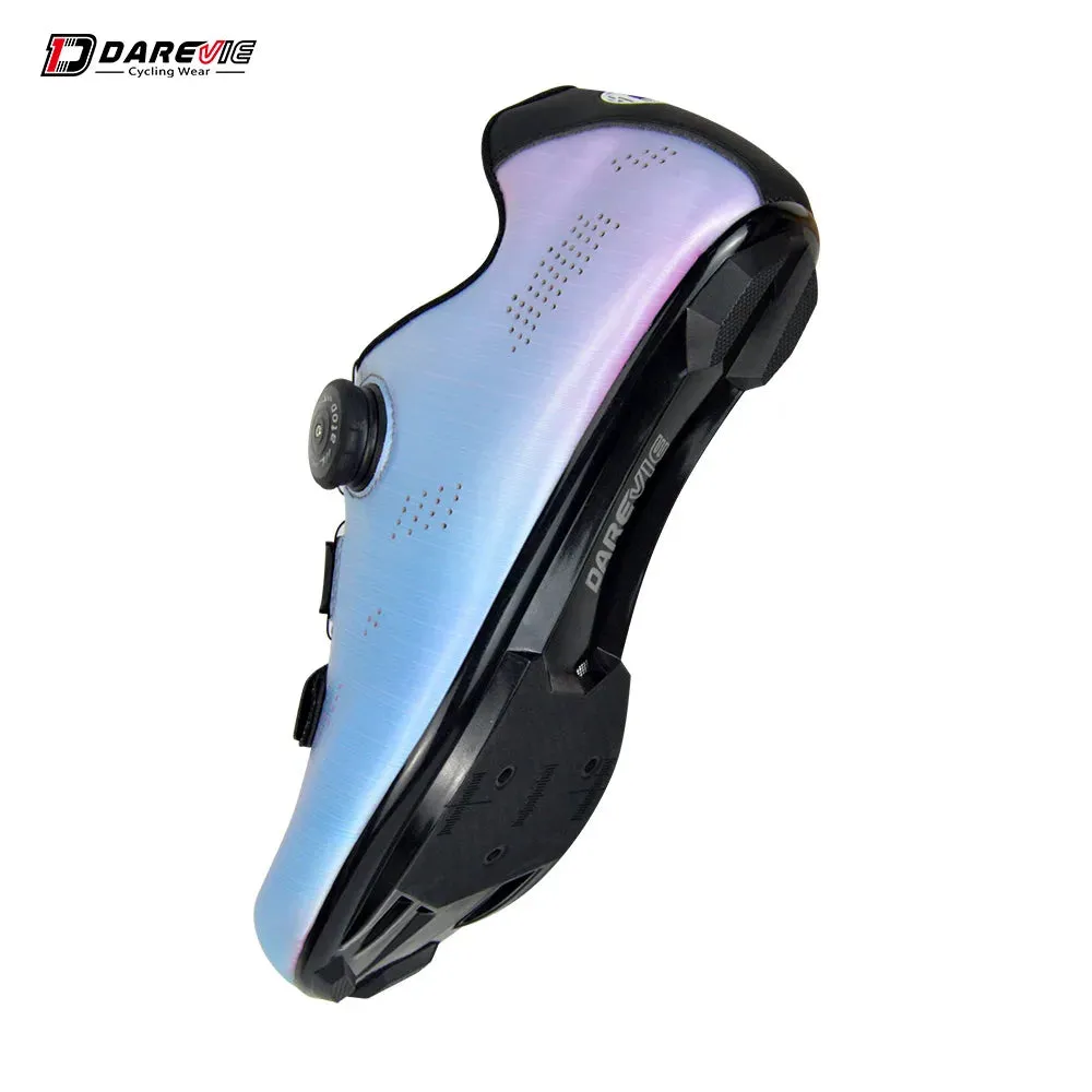 Colorful Chameleon Professional Reflective Cycling Shoes.