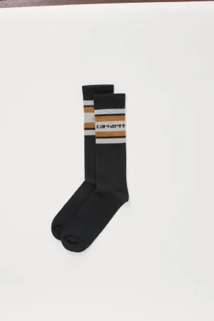 Connors Socks Black/Grey/Heather