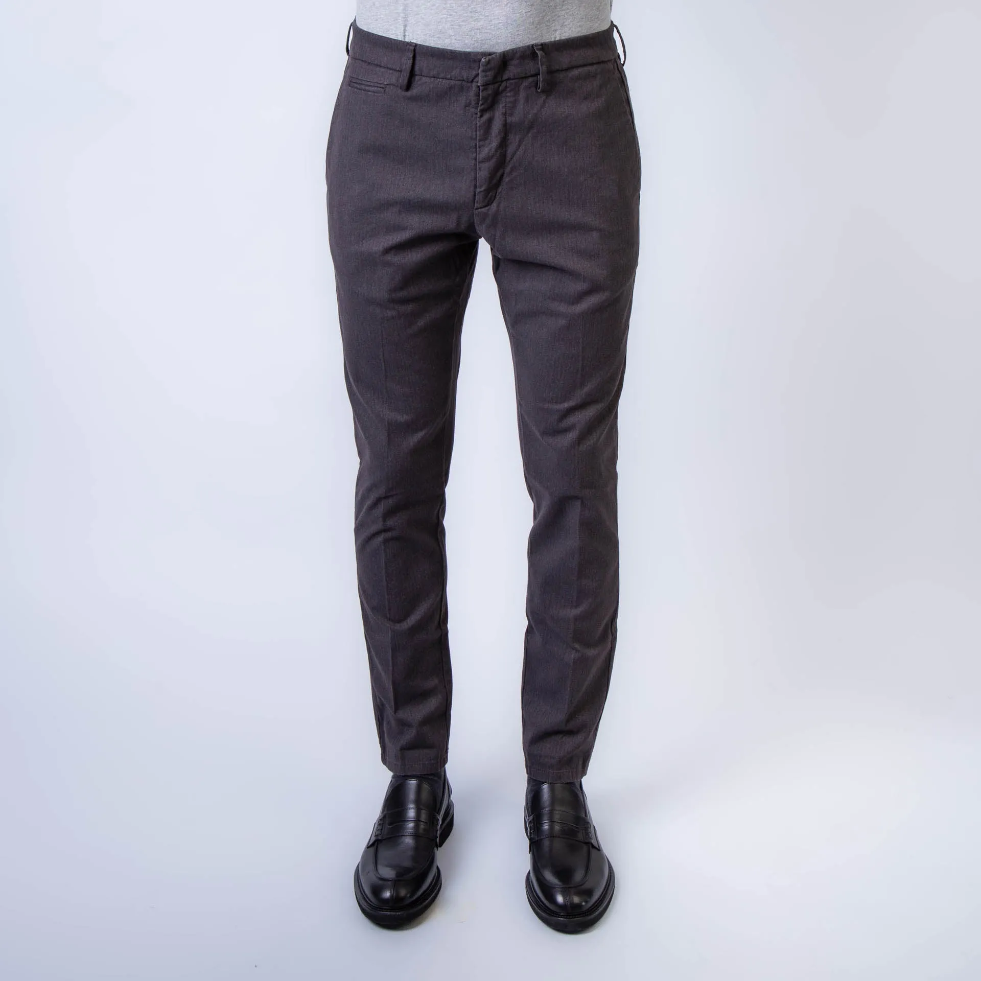 DONDUP TROUSERS UP615 FS0290 PTD 998 ASPHALT