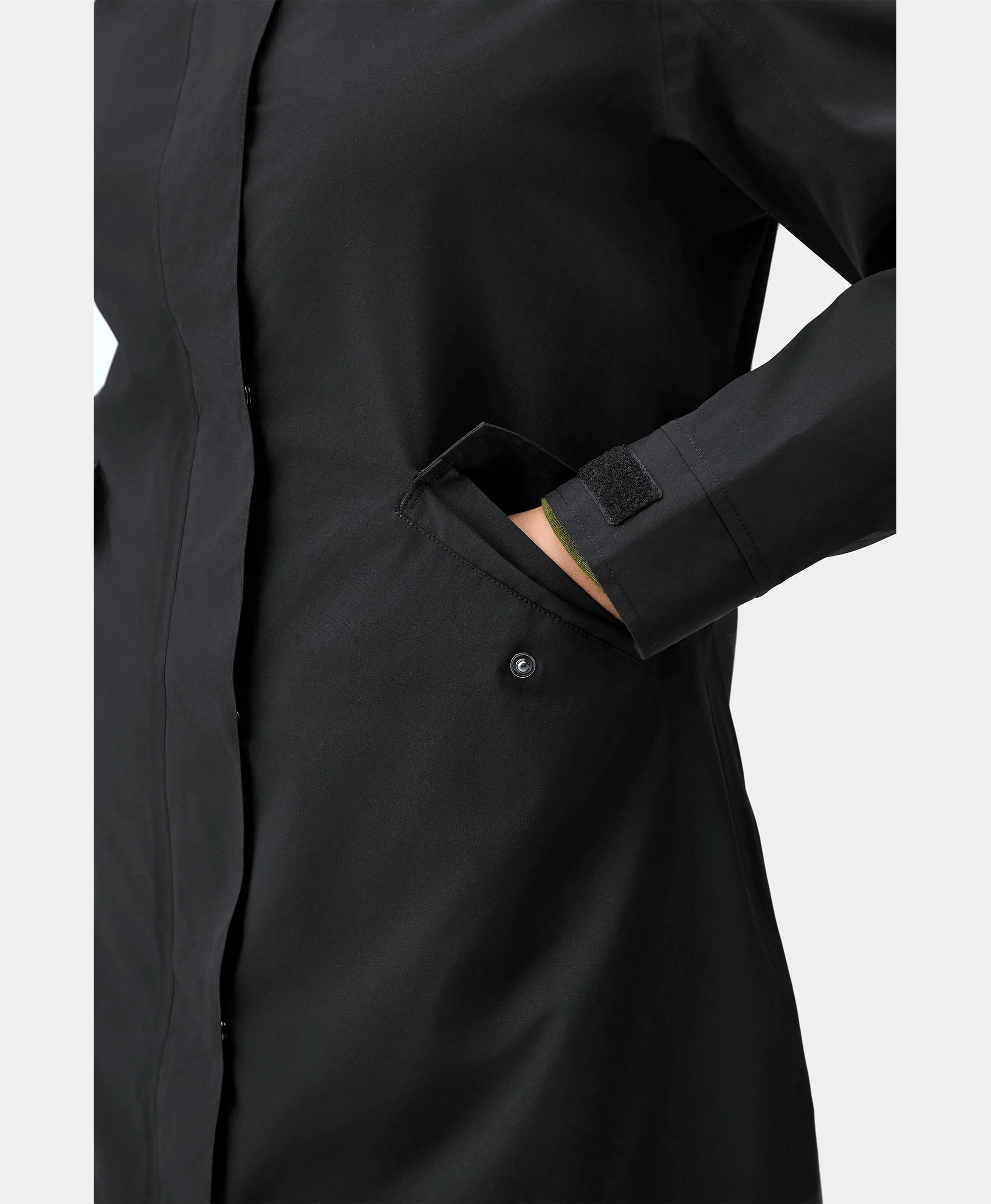 Downtown Women's Heated Rain Trench