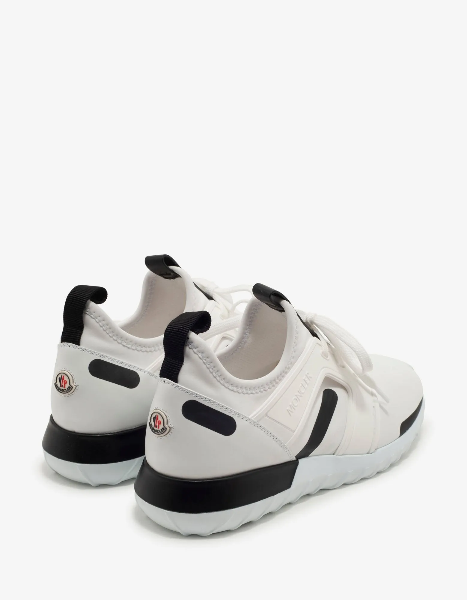 Emilien White Neoprene Trainers