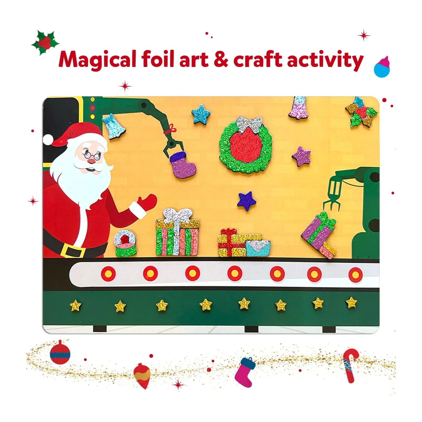 Foil Fun: Holiday Magic | No Mess Art Kit (ages 4-9)