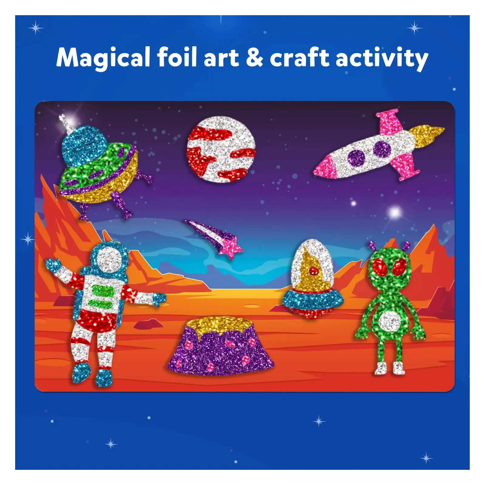 Foil Fun: Up in Space |  No Mess Art Kit (ages 4-9)