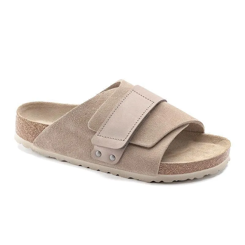 Genuine Leather Cork Women's Wide Width Sandals