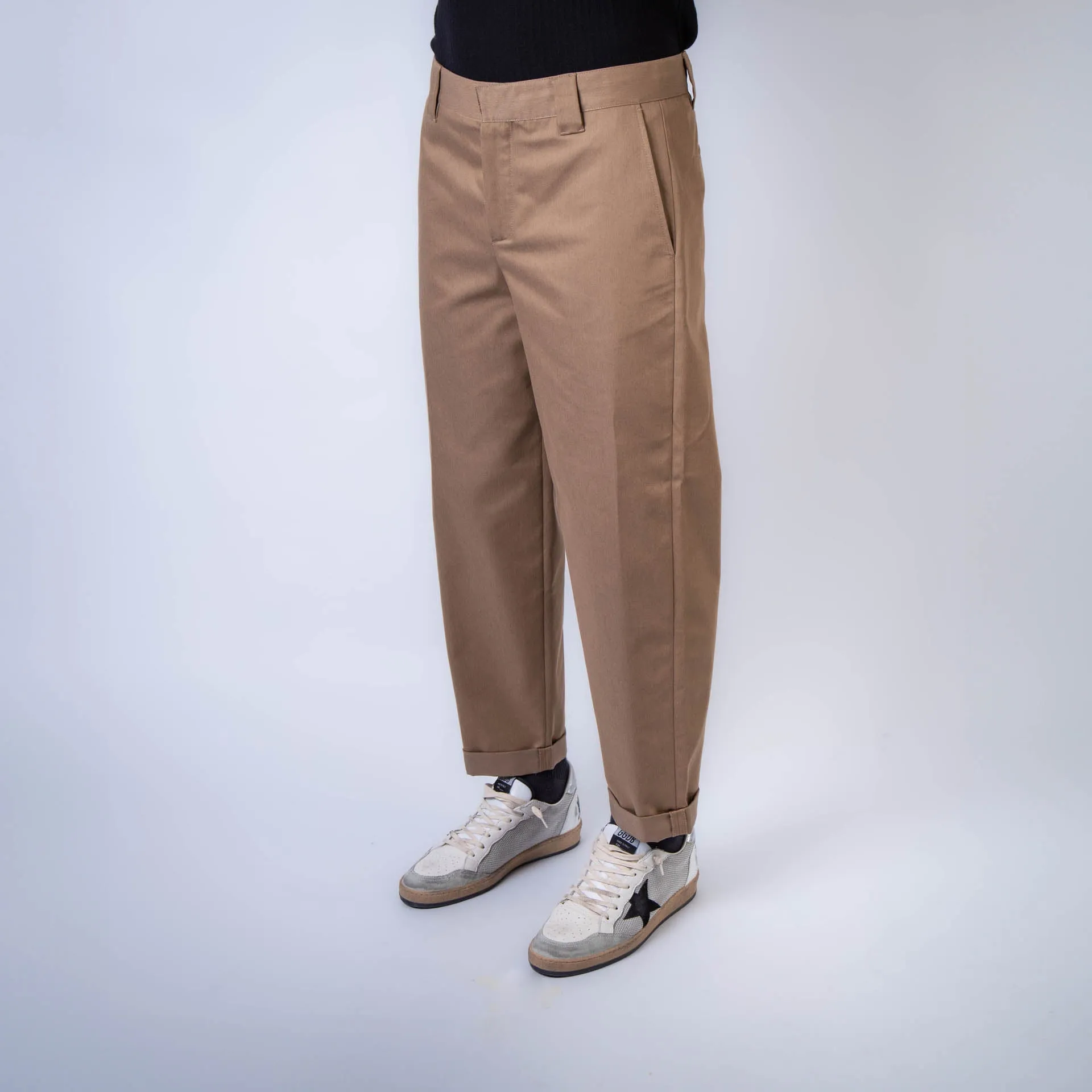 GOLDEN GOOSE TROUSERS GMP01190.P000786 15369 KHAKI