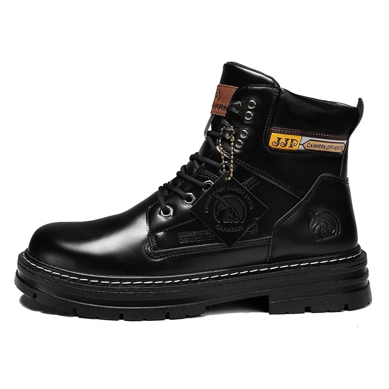 High Top Motorcycle Boots for Men