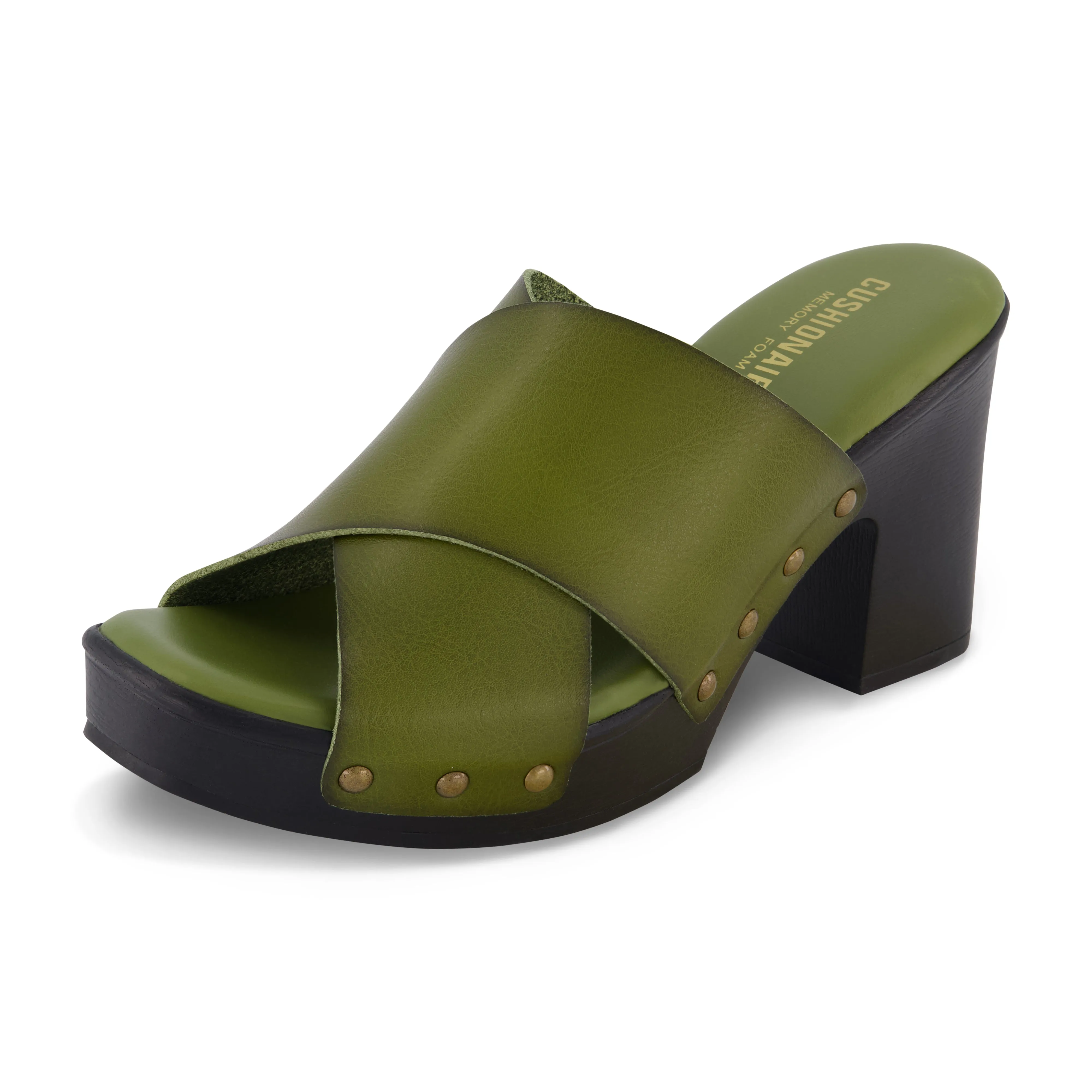 Kamari Studded Cross Band Clog