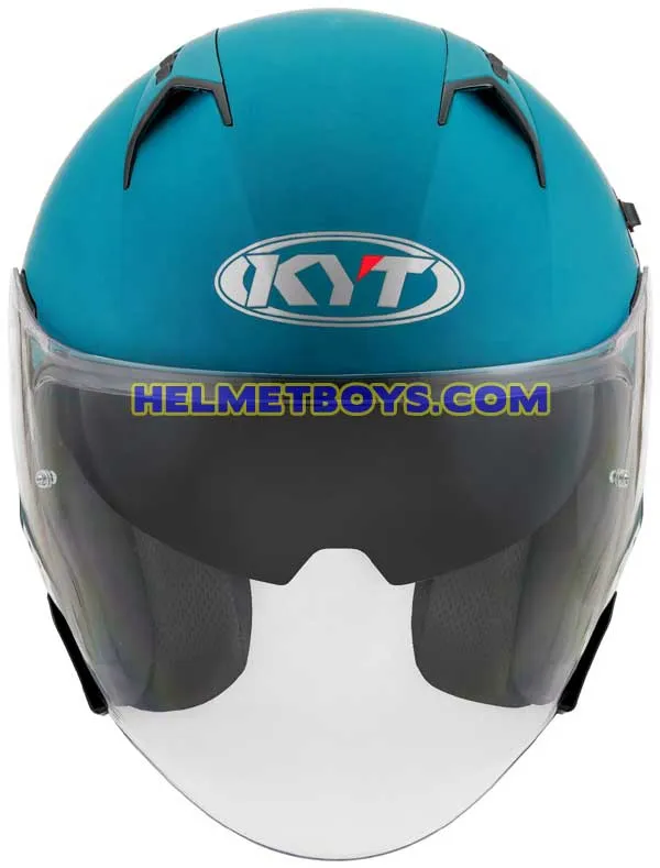 KYT NFJ Motorcycle Sunvisor Helmet EMERALD GREEN