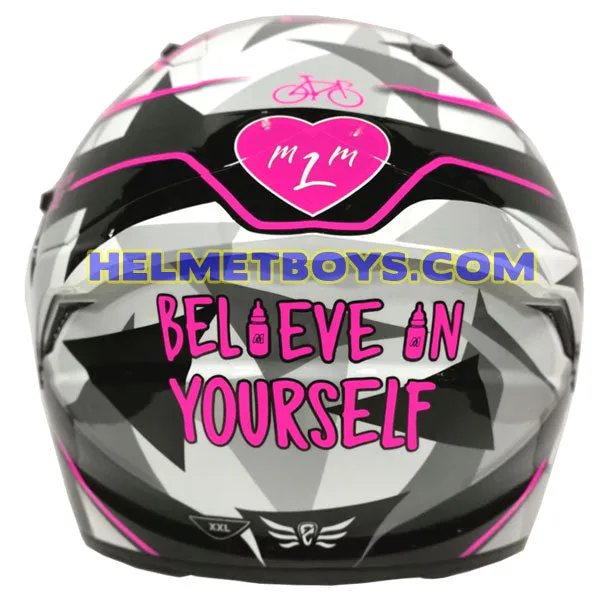 KYT NFJ Motorcycle Sunvisor Helmet ESPARGARO FUXIA