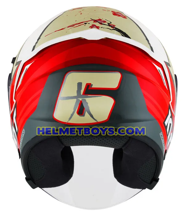 KYT NFJ Motorcycle Sunvisor Helmet XAVI SAKURA