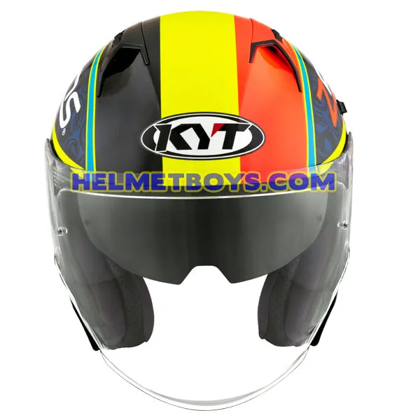 KYT NFJ Motorcycle Sunvisor Helmet XAVIER SIMEON