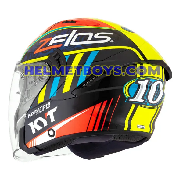 KYT NFJ Motorcycle Sunvisor Helmet XAVIER SIMEON