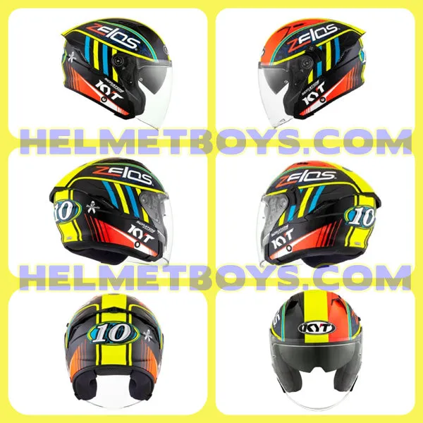 KYT NFJ Motorcycle Sunvisor Helmet XAVIER SIMEON