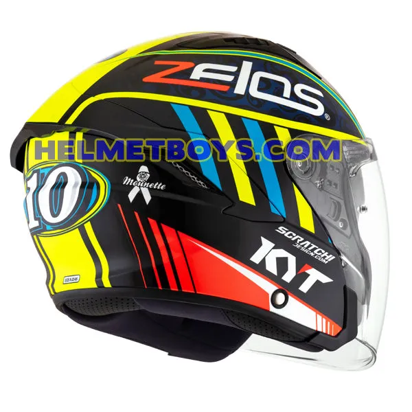 KYT NFJ Motorcycle Sunvisor Helmet XAVIER SIMEON