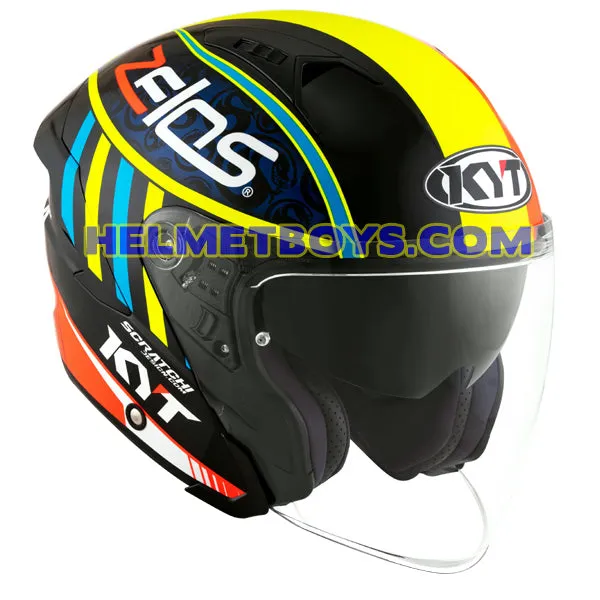 KYT NFJ Motorcycle Sunvisor Helmet XAVIER SIMEON