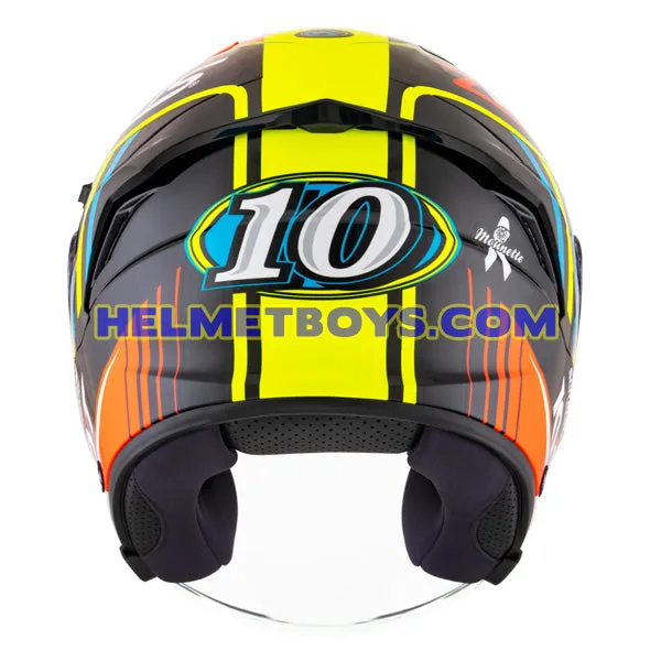 KYT NFJ Motorcycle Sunvisor Helmet XAVIER SIMEON