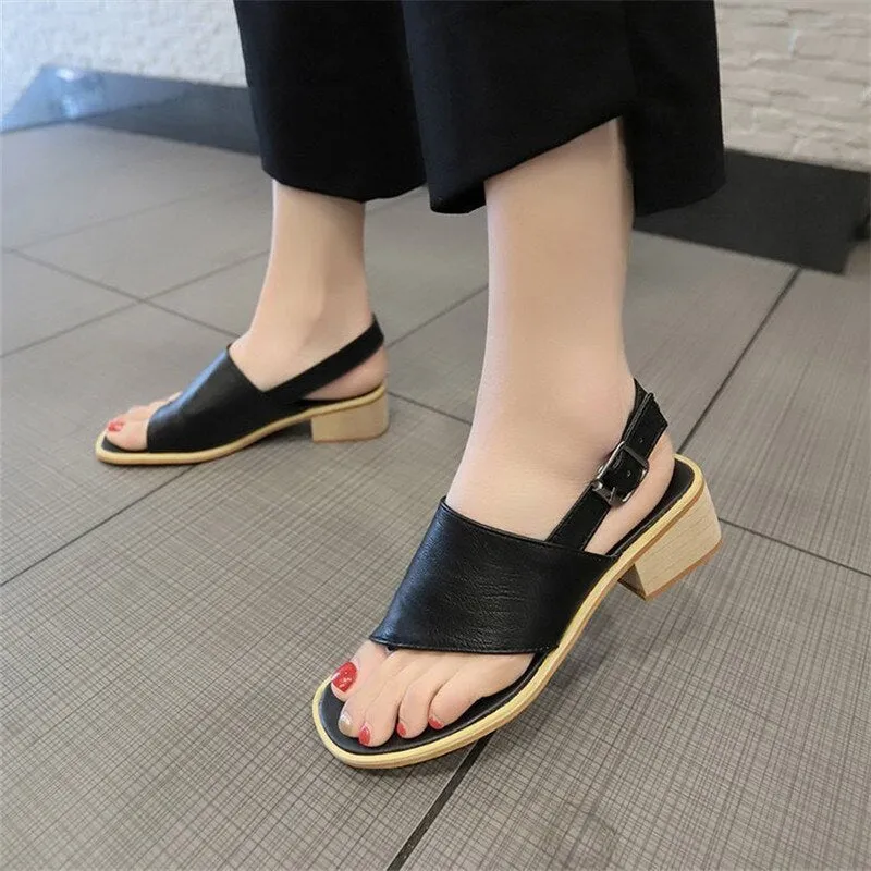 Low Heel Dress Sandals for Bunions