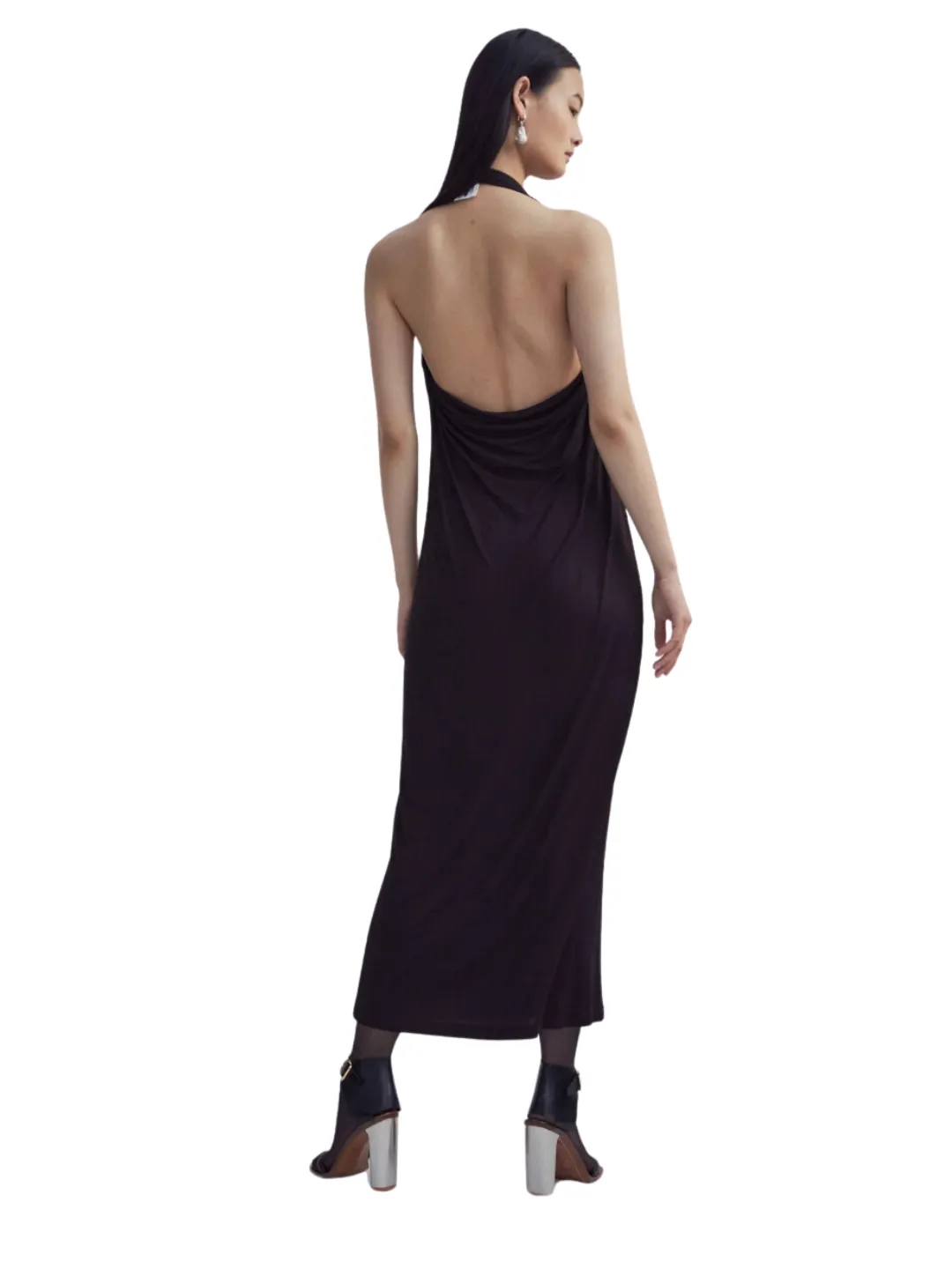 NINETY PERCENT ceri dress black