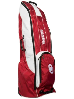 Oklahoma Sooners Team Golf Red Golf Clubs Wheeled Luggage Travel Bag