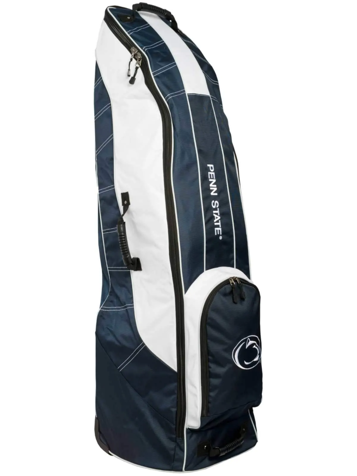 Penn State Nittany Lions Team Golf Navy Golf Clubs Wheeled Luggage Travel Bag