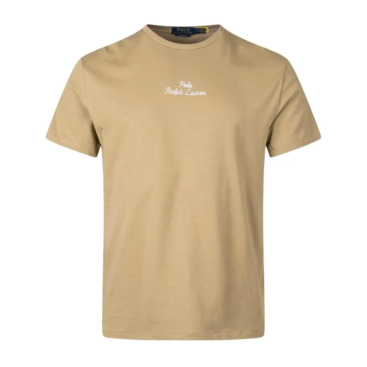 Polo Ralph Lauren Embroidered Logo Khaki T-Shirt