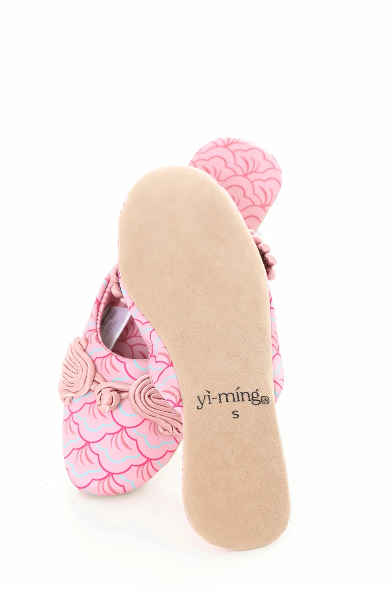 PRAIRIE Fan Print House Slippers (Pink)