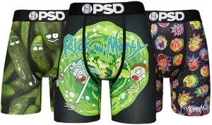 PSD Men's 3-Pack Get Schwifty Boxer Briefs