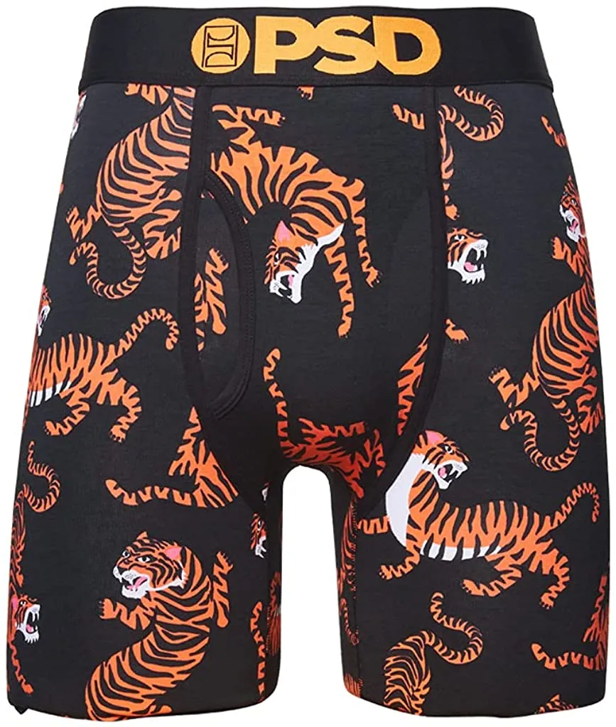 PSD Men's 3-Pack Tiger Modal Boxer Briefs