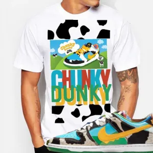 "Funky Chunky Dunk" T-shirt to Match Ben Jerry ice Cream Dunks