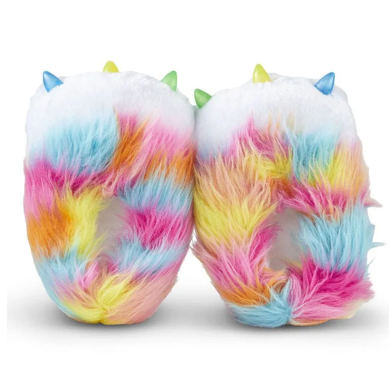 Rainbow Butterfly Unicorn Kitty Action Power Paws Slippers For Kids