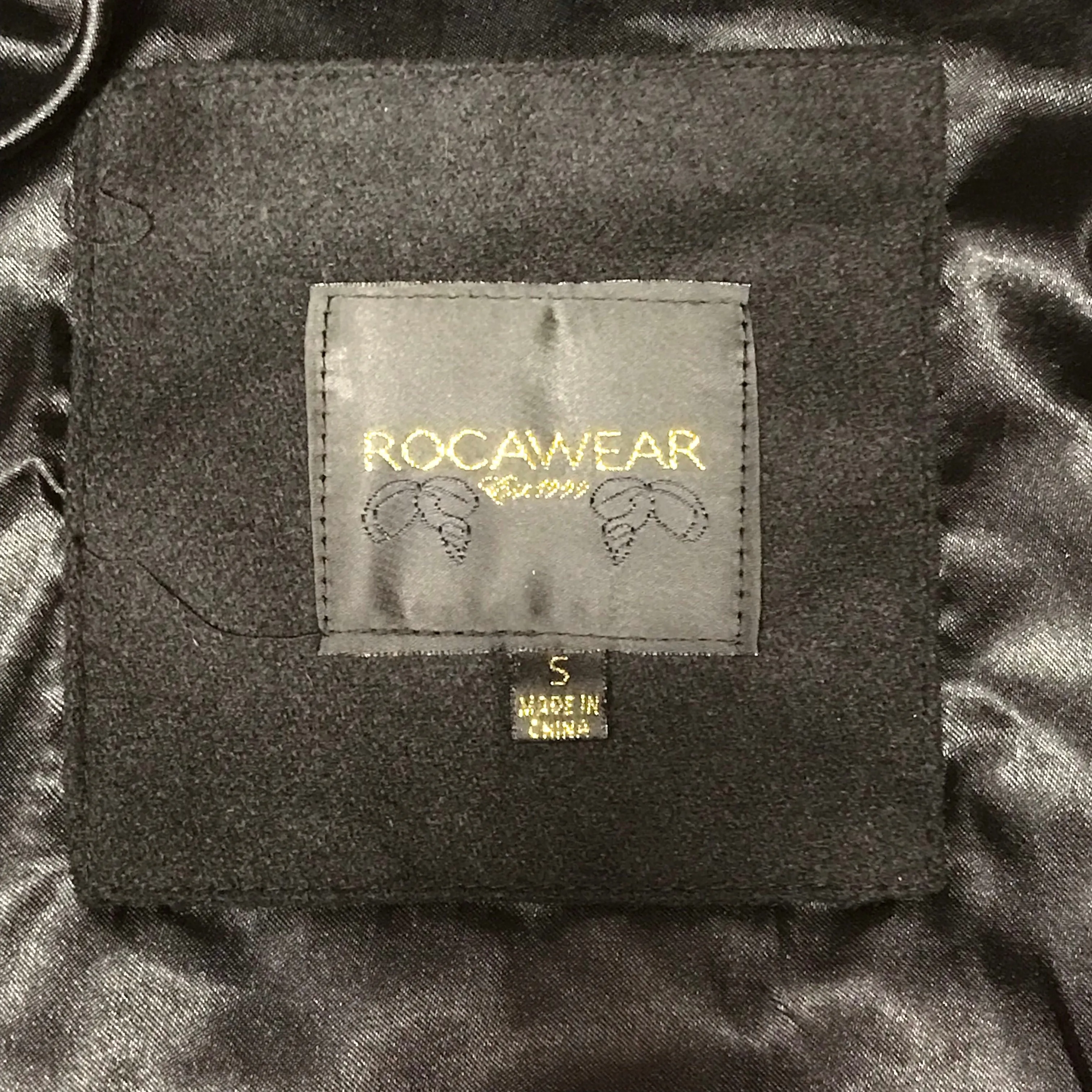 *ROCAWEAR* (BLACK) MID WEIGHT TRENCH COATS FOR WOMEN