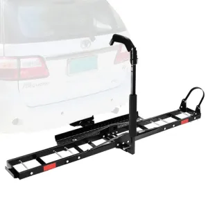 San Hima Adjustable Motorcycle Carrier Rack with Ramp