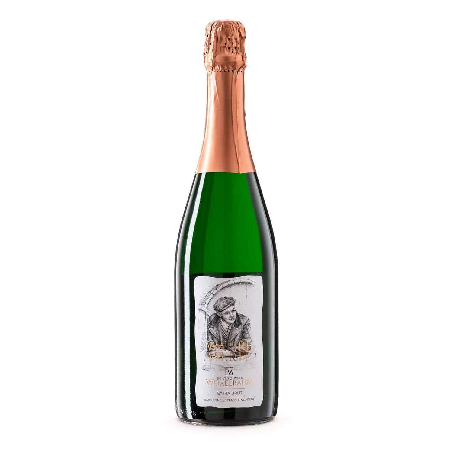 Sekt Weissburgunder Extrabrut, Weixelbaum, Austrian Sparkling Wine