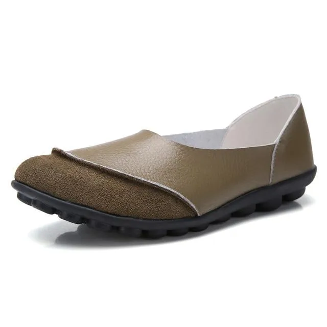 Soft Leather Women's Bunion Moccasins