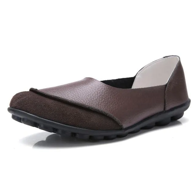 Soft Leather Women's Bunion Moccasins