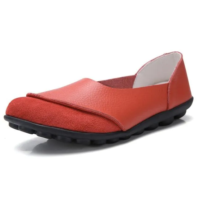 Soft Leather Women's Flats for Bunion