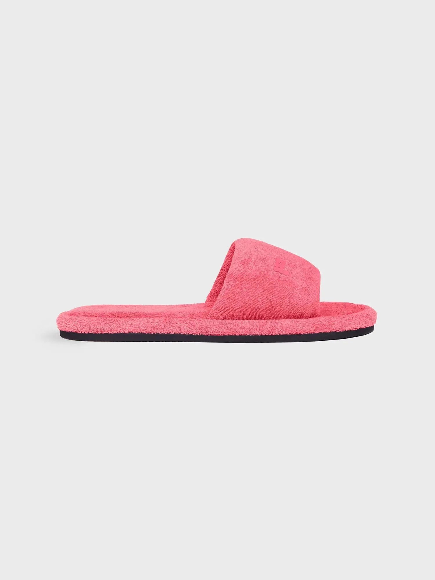 Summer Towelling Slippers—lotus pink