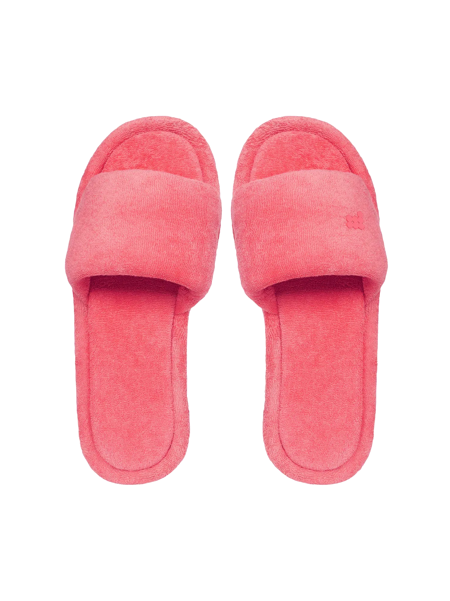 Summer Towelling Slippers—lotus pink