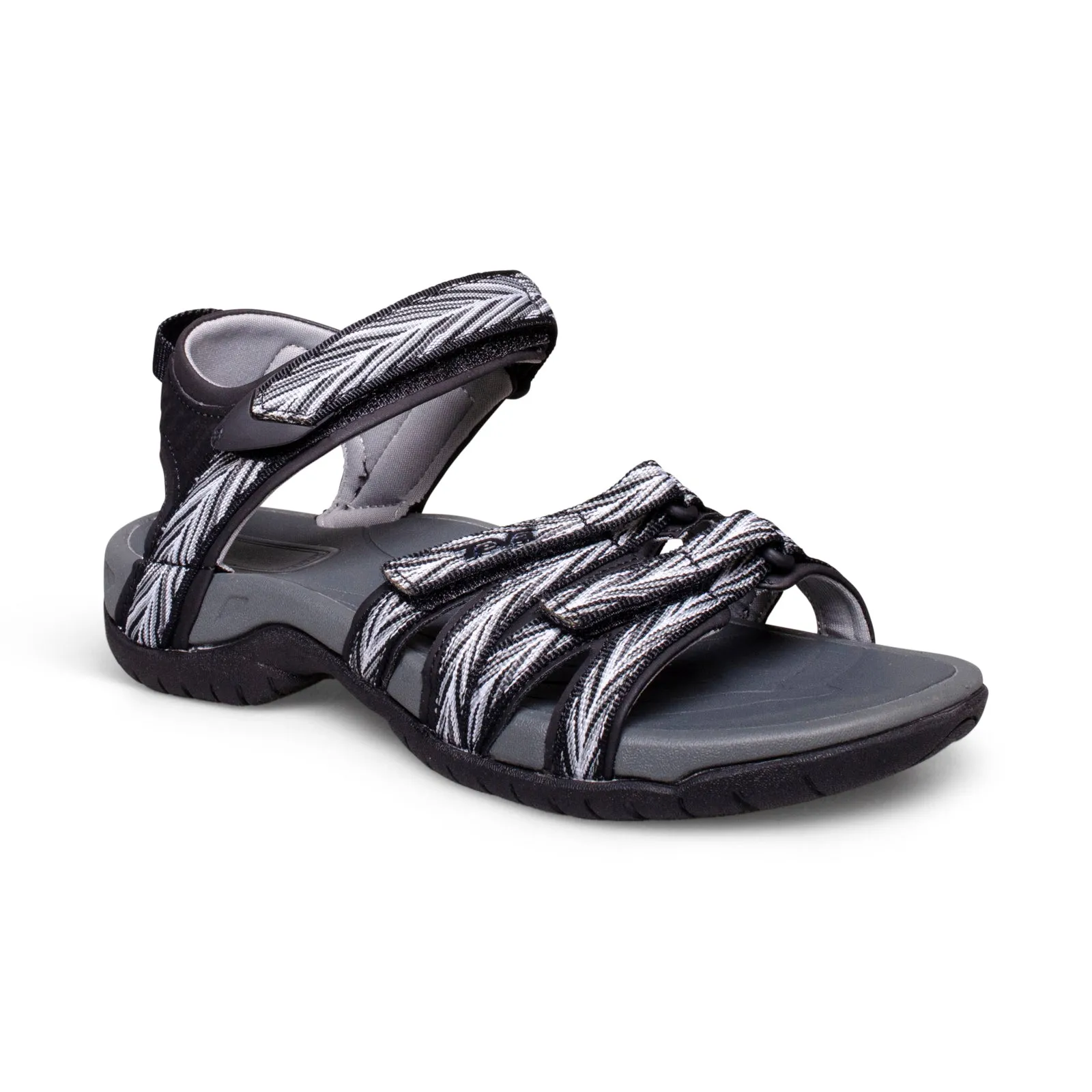 Teva Tirra Palms Black / White Sandals - Women's