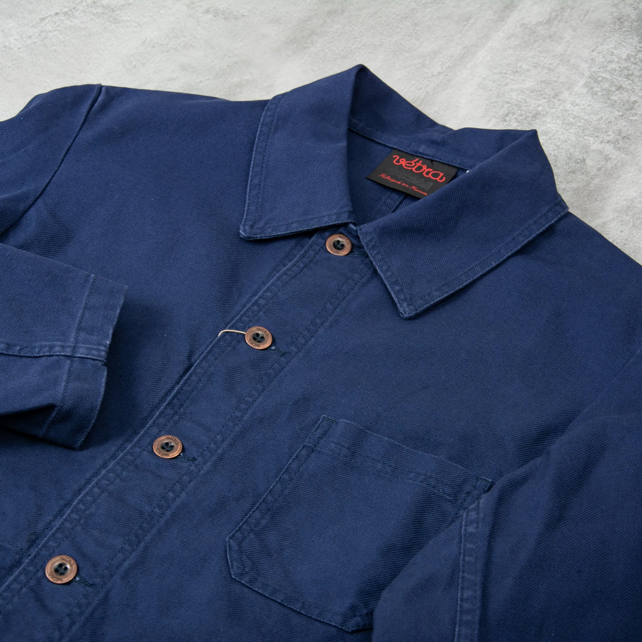 Vetra Twill Workwear Jacket 5c - Navy