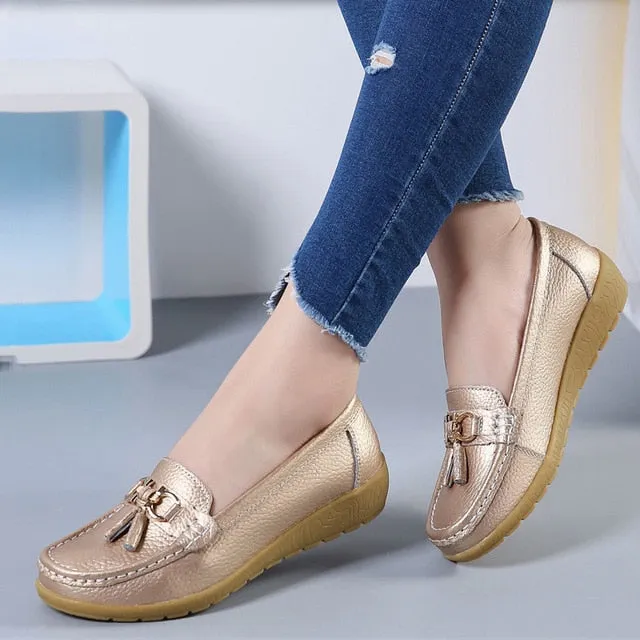 Women Flats Leather