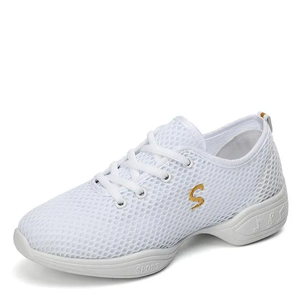 Women's Cloth Sneakers Modern Jazz Sneakers Dance Shoes